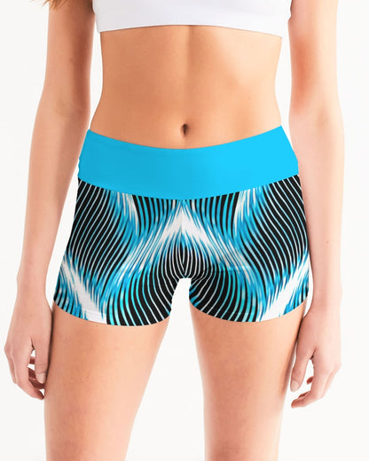 Orot (The Lights) Series (01-03): Mayim Chayim (Living Waters) | Mid Rise Yoga Shorts