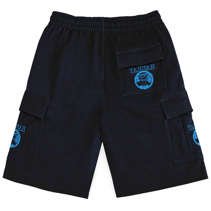 Yahuah: Tree of Life (02-03) - The Living Ruach | Unisex Heavyweight Cargo Shorts