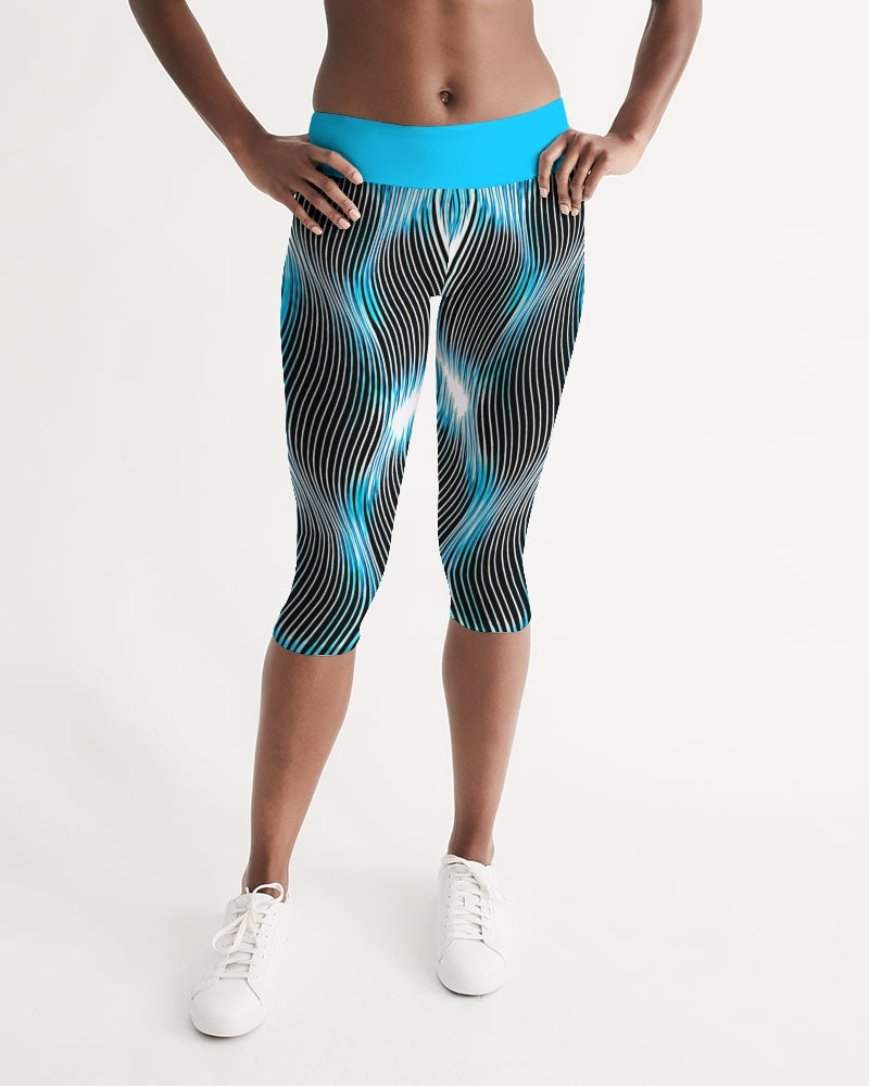 Orot (The Lights) Series (01-03): Mayim Chayim (Living Waters) | Mid-Rise Yoga Capris