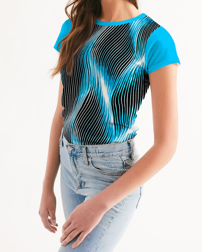Orot (The Lights) Series (01-03): Mayim Chayim (Living Waters) | Women's Fitted Tee