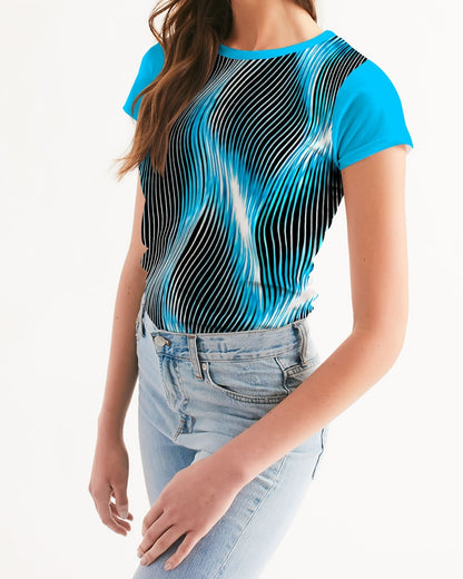 Orot (The Lights) Series (01-03): Mayim Chayim (Living Waters) | Women's Fitted Tee