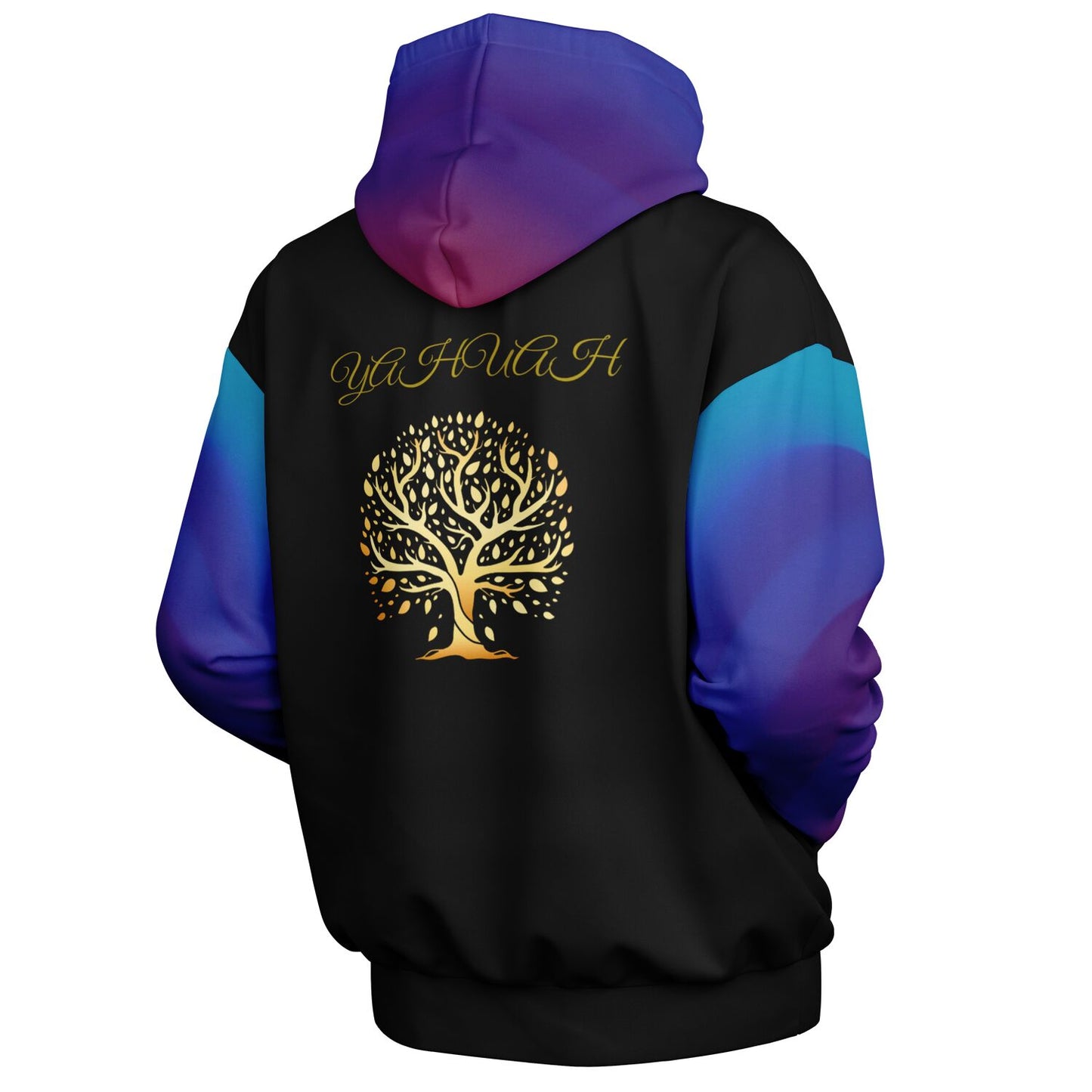 Yahuah: Tree of Life (01-02) - Royal Raiment | Unisex Heavyweight Oversized Fleece Hoodie