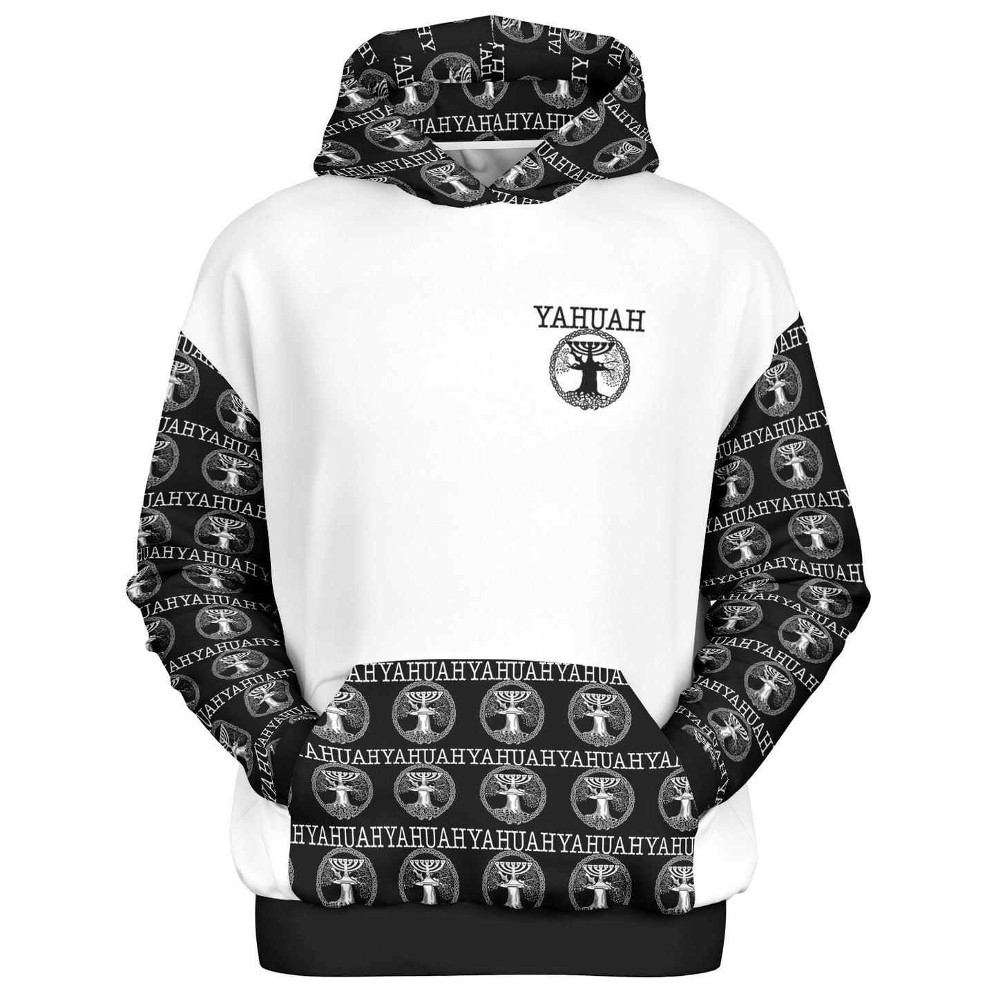 Yahuah: Tree of Life (02-05) - The Dualism Refined | Unisex Heavyweight Oversized Fleece Hoodie
