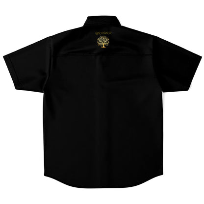 Yahuah: Tree of LIfe (01-01) | Men's Spread Collar Shirt | Polyester Poplin Fabric