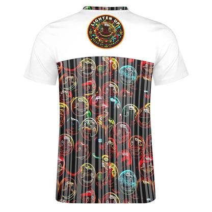 Lighten Up™ (01-B) — Medicine of the Merry Heart™ | Proverbs 17:22 Men's Cotton T-Shirt