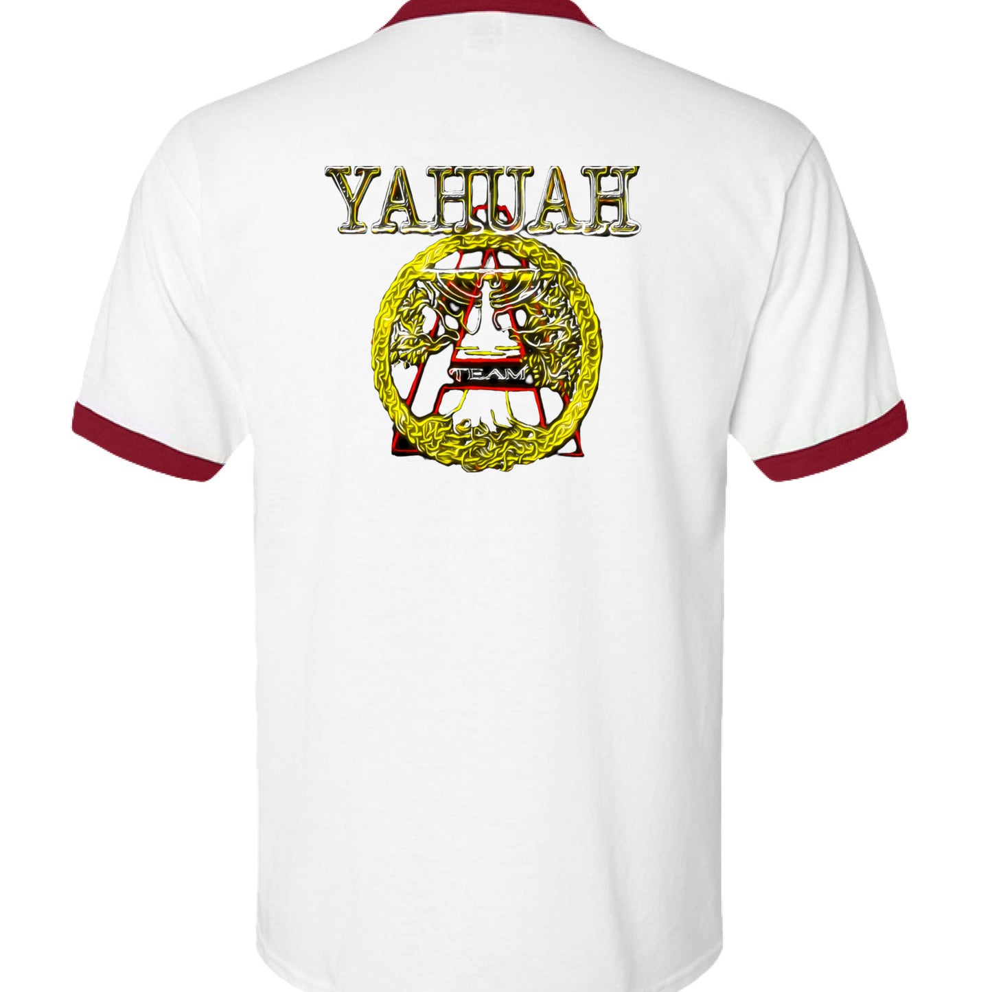 WHITE/RED - BACK