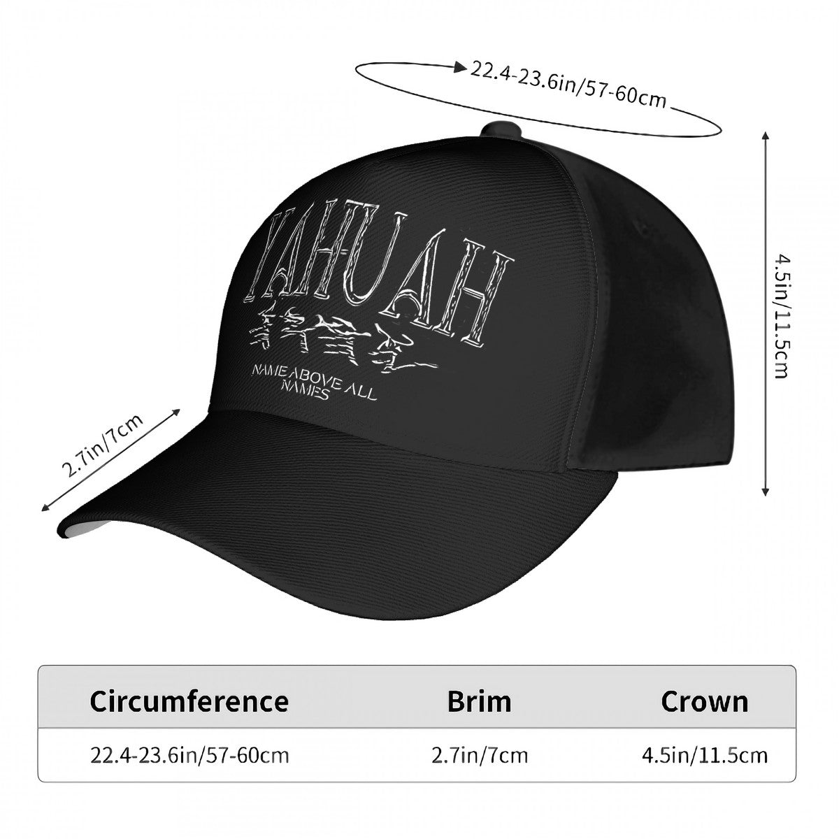 Yahuah: Name Above All Names (01-01) | Baseball Cap