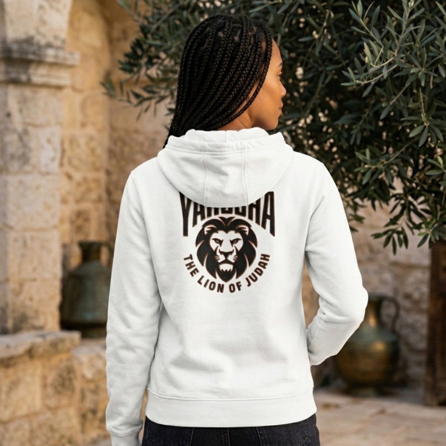 Yahusha: The Lion of Judah (02) | Unisex Heavyweight Boxy Fleece Hoodie