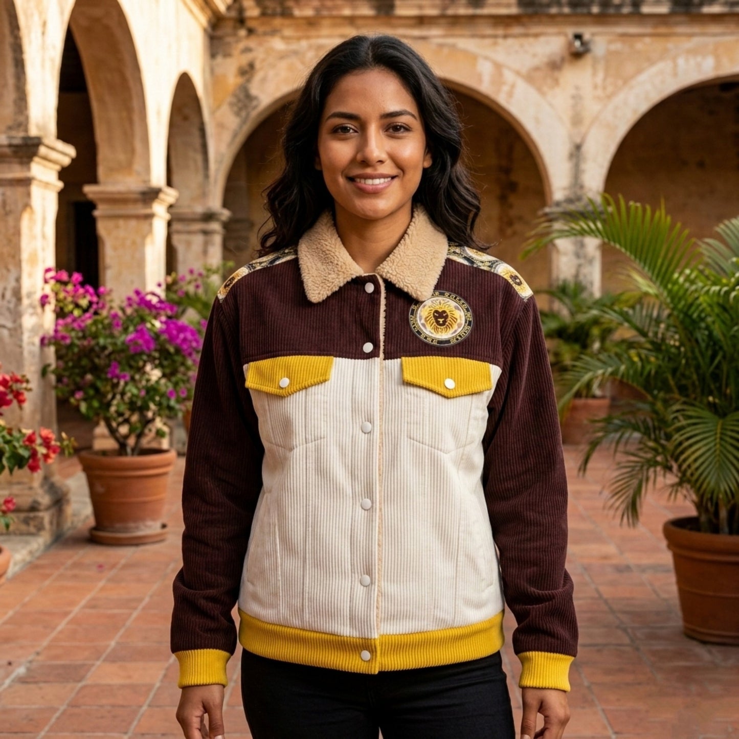Yahusha: The Lion of Judah (03) | Women's Velvet Fleece Jacket