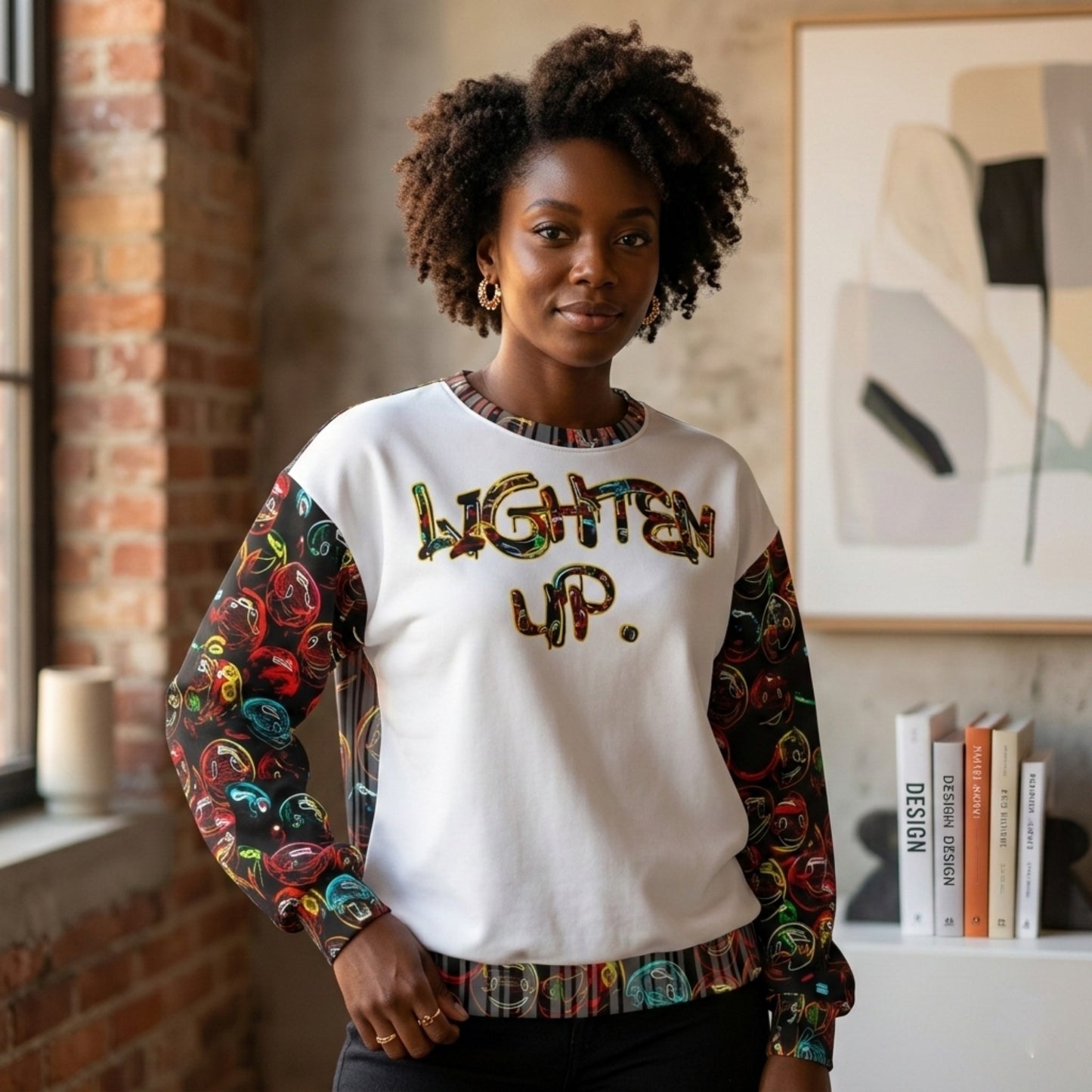 "Lighten Up" (01) | Women's Sweatshirt