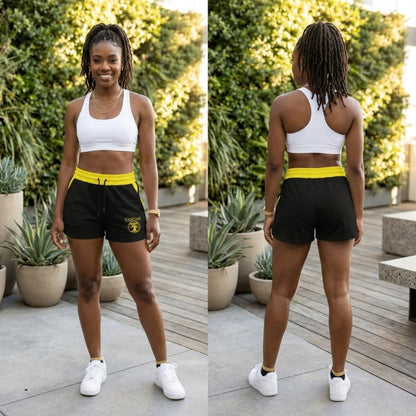Yahuah: Tree of Life (02-01) - The Covenant Seal | Women's Jogger Shorts