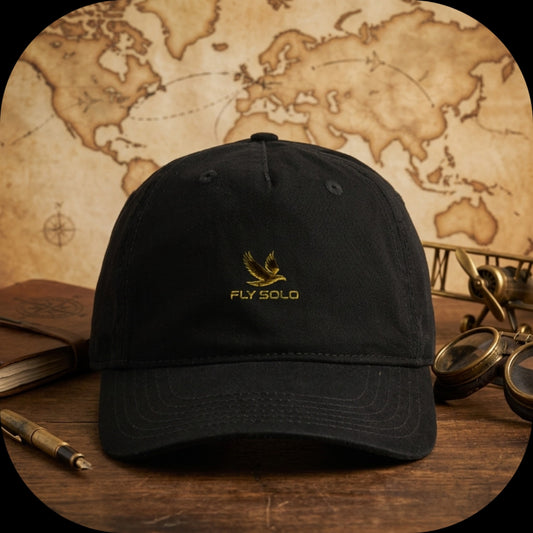 Unity in Solitude (01) "Fly Solo" | Organic Cotton Baseball Cap | 6 colors