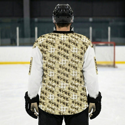 Tetragrammaton Tiling (01): Maximalist Monarchy | Unisex Hockey Jersey
