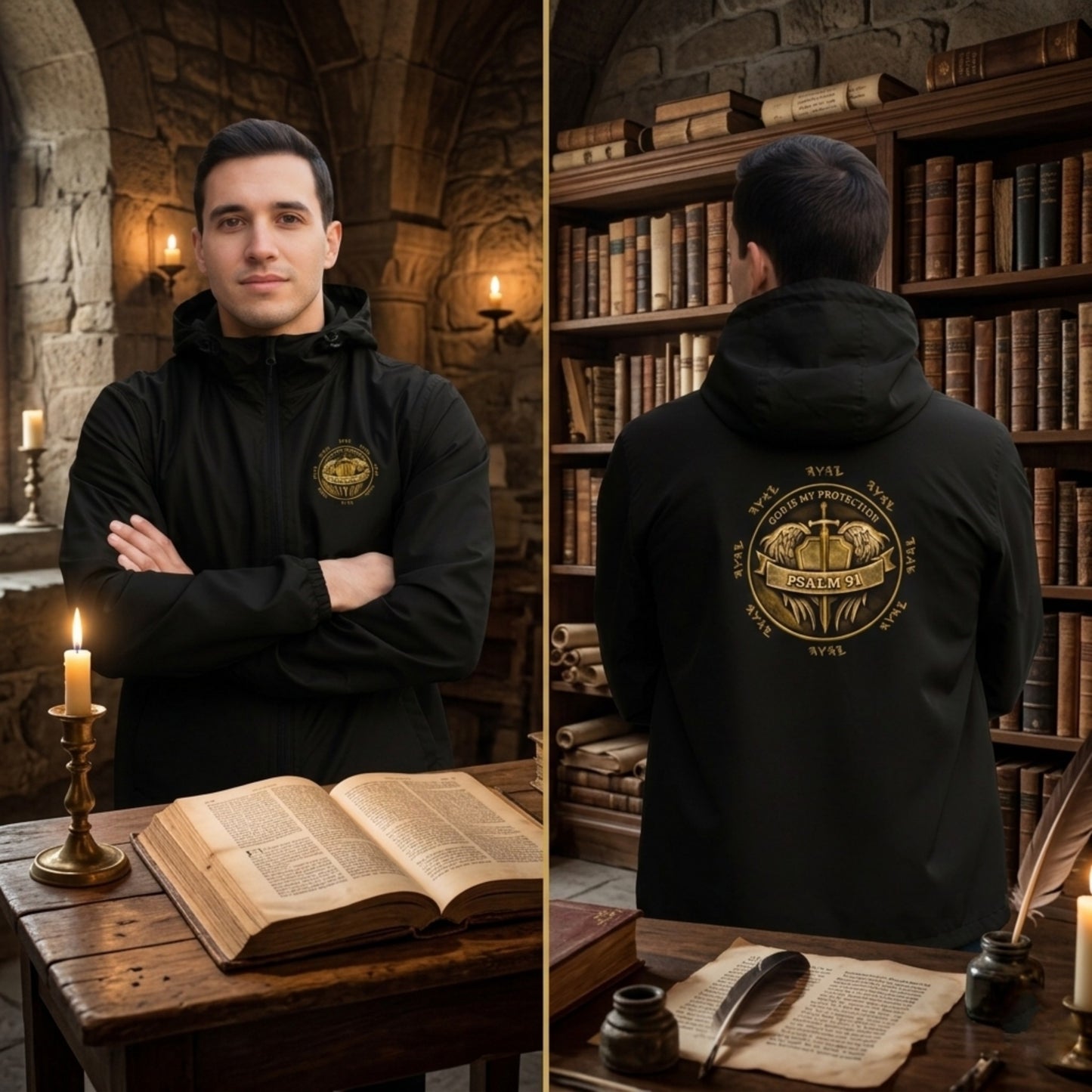 The Shield of Sovereign Defense | Unisex Lightweight Windbreaker | 4 colors