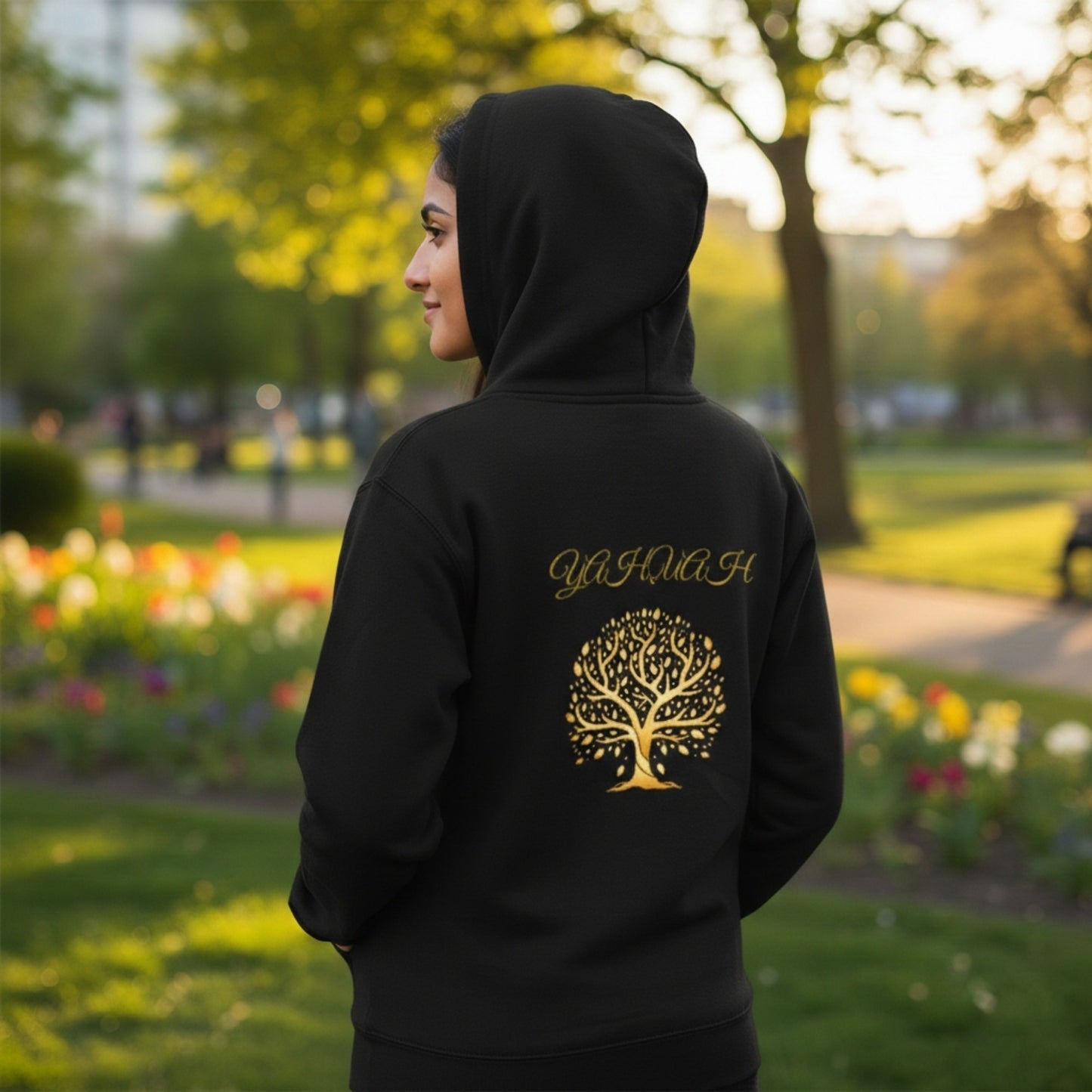 Yahuah: Tree of Life (01-01) | Unisex Cotton Hoodie
