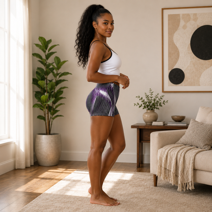Orot (The Lights) Series: OR ARGAMAN | Royal Light (Purple) Legging Shorts