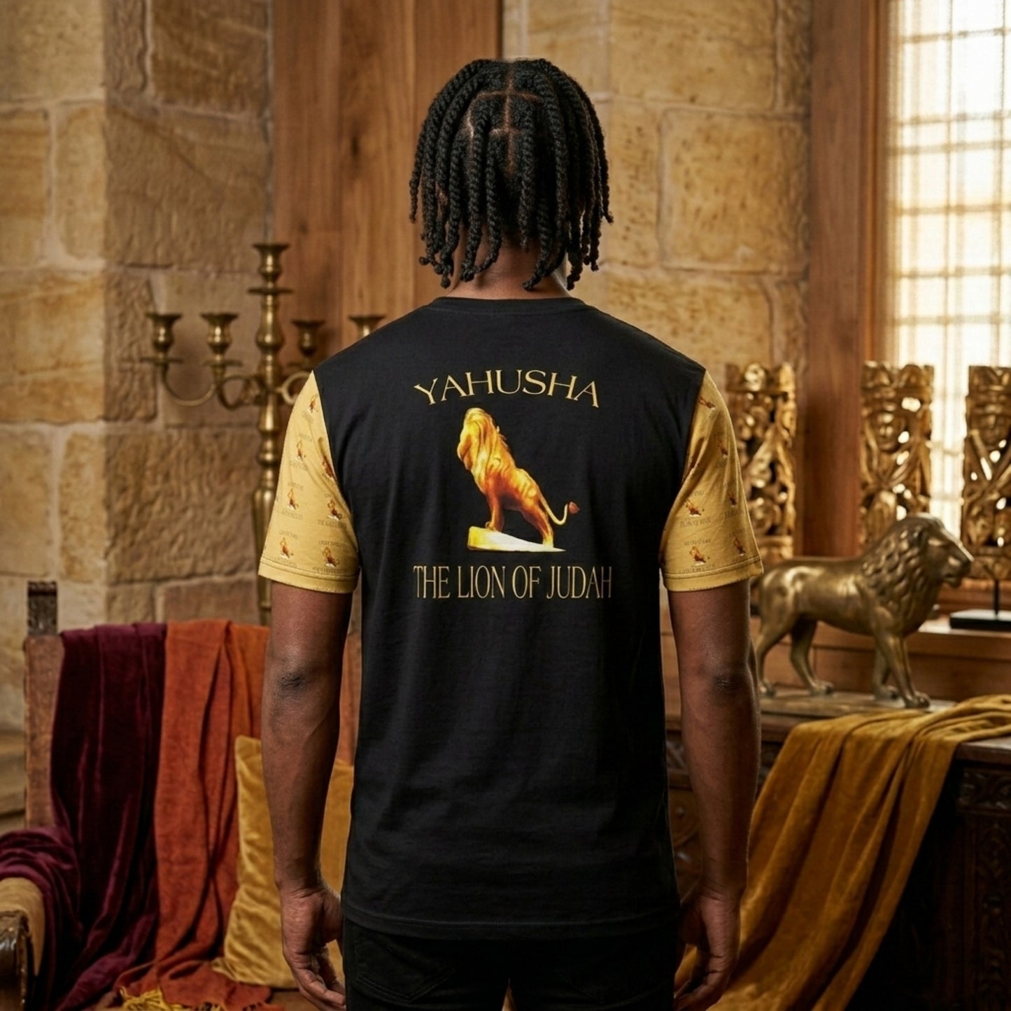 Yahusha: The Lion of Judah (01) | Men's Jersey Tee