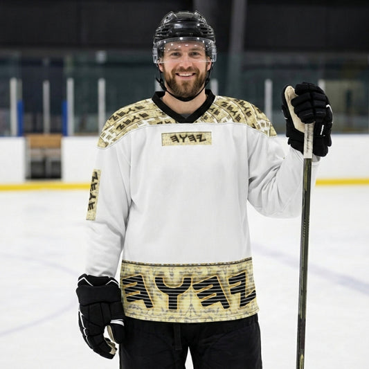 Tetragrammaton Tiling (01): Maximalist Monarchy | Unisex Hockey Jersey