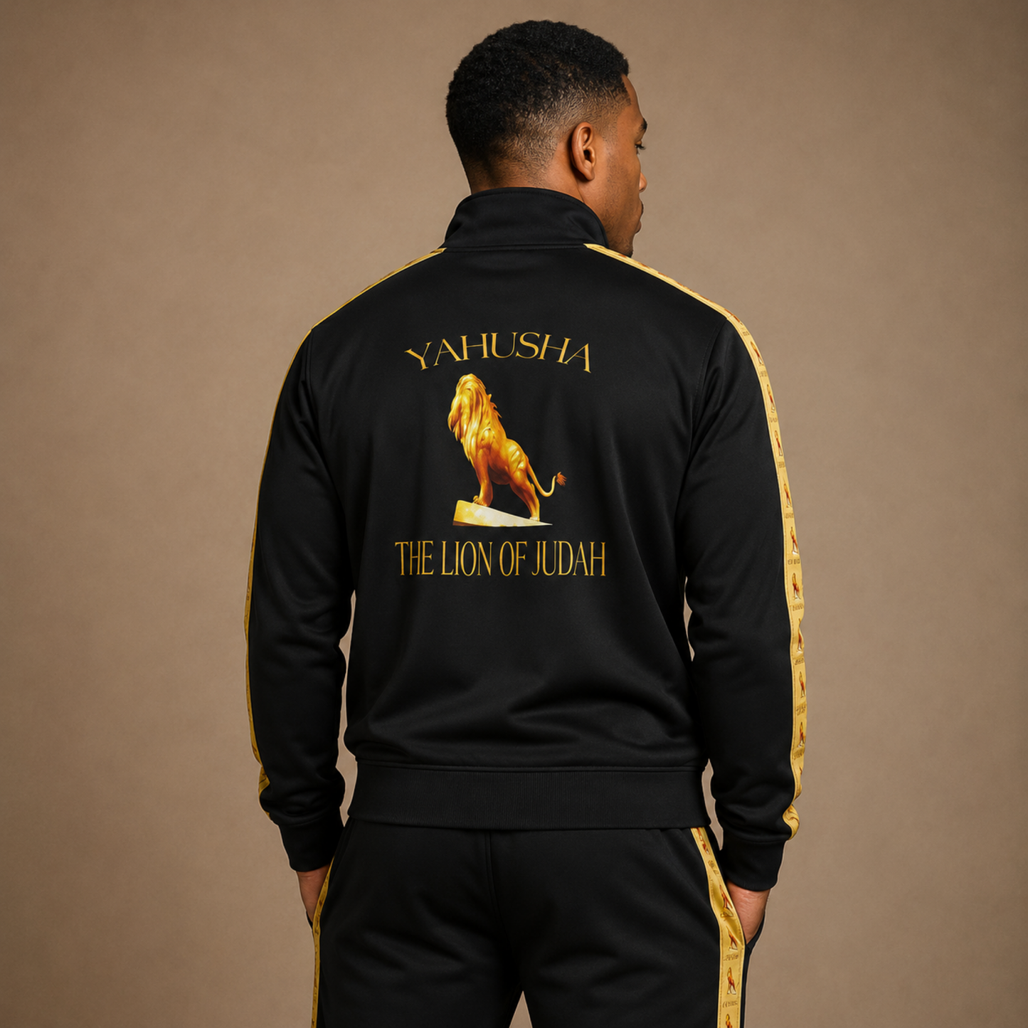 Yahusha: The Lion of Judah (01) | Men's Track Jacket