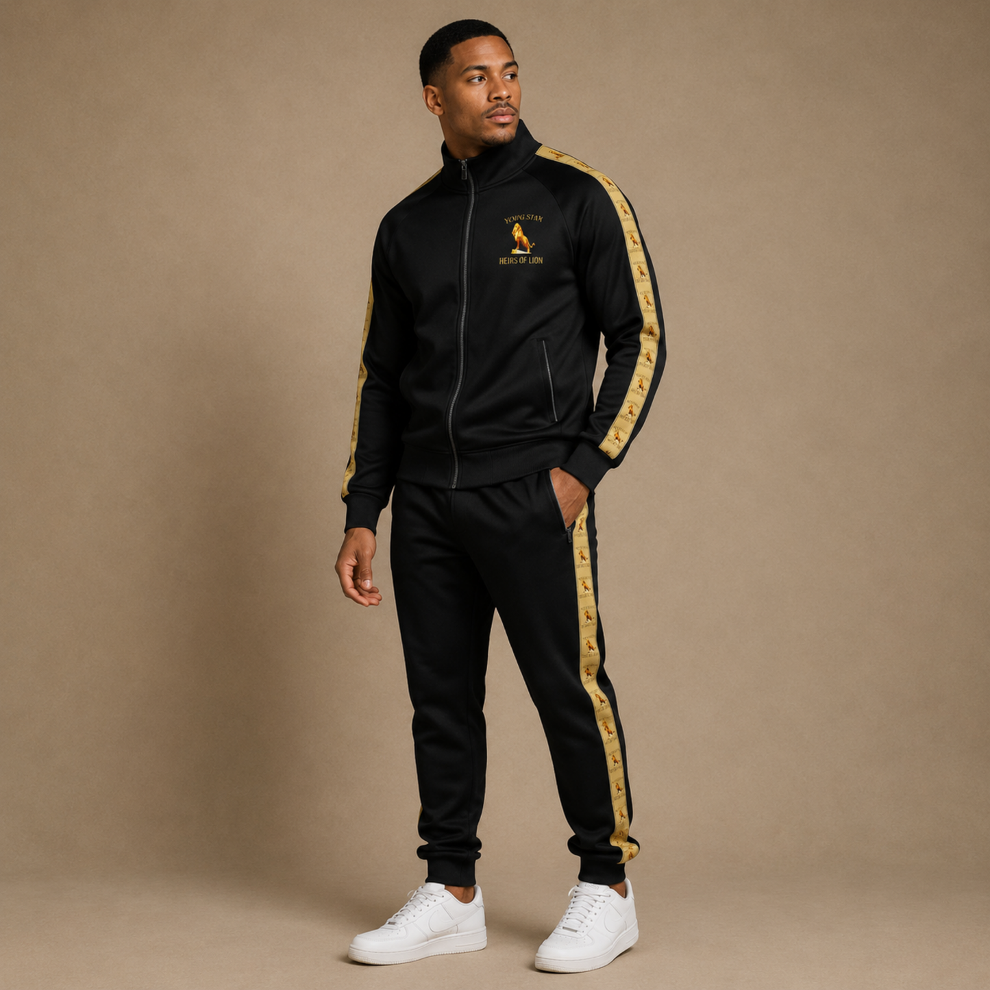Yahusha: The Lion of Judah (01) | Men's Track Jacket