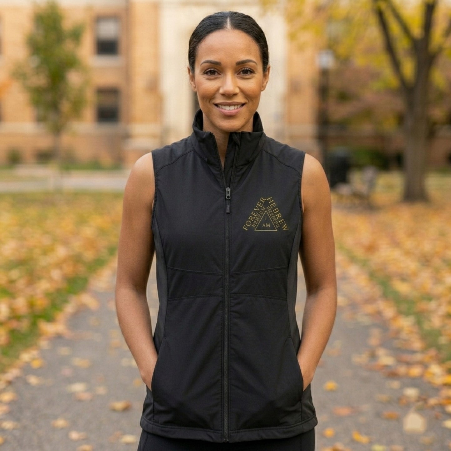 I AM HEBREW 03-01 Designer Port Authority Ladies Collective Insulated Vest (2 colors)