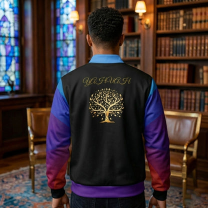 Yahuah: Tree of Life (01-02) - Royal Raiment | Varsity Jacket | Hebrew Streetwear