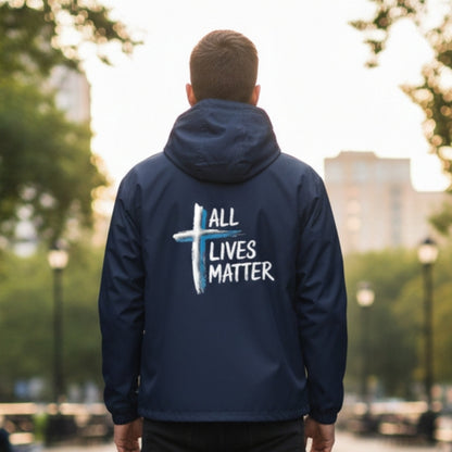 "All Lives Matter" (01-02) | Unisex Packable Windbreaker | 2 Colors