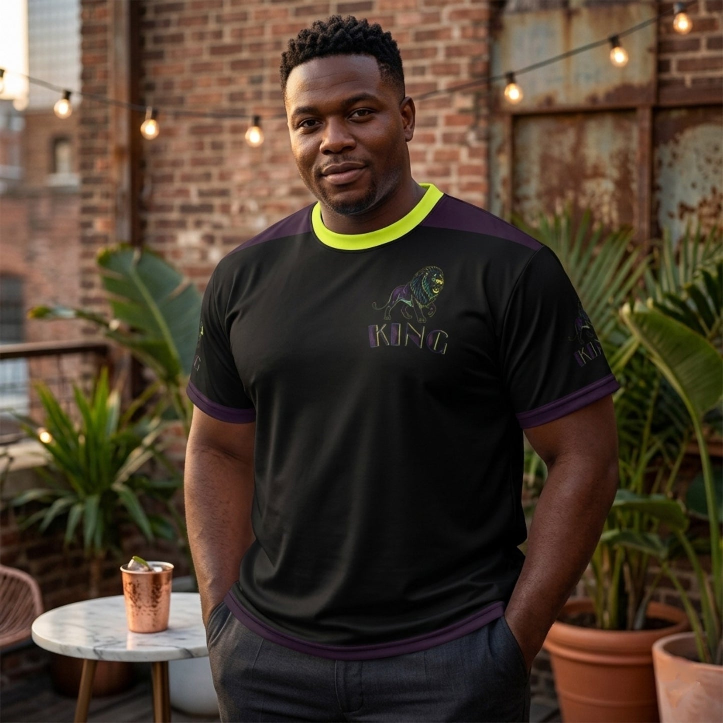 KING 01-01 Men's Plus-Size T-Shirt