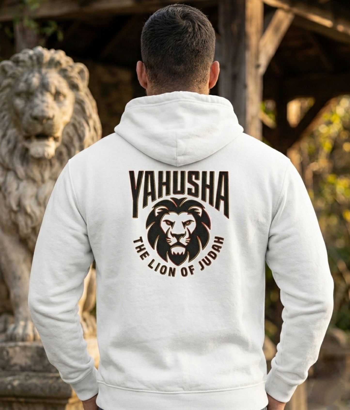 Yahusha: The Lion of Judah (02) | Unisex Heavyweight Boxy Fleece Hoodie