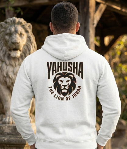 Yahusha: The Lion of Judah (02) | Unisex Heavyweight Boxy Fleece Hoodie