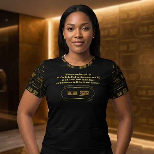 "Be 100" (01) | Women's Cotton Blend Tee