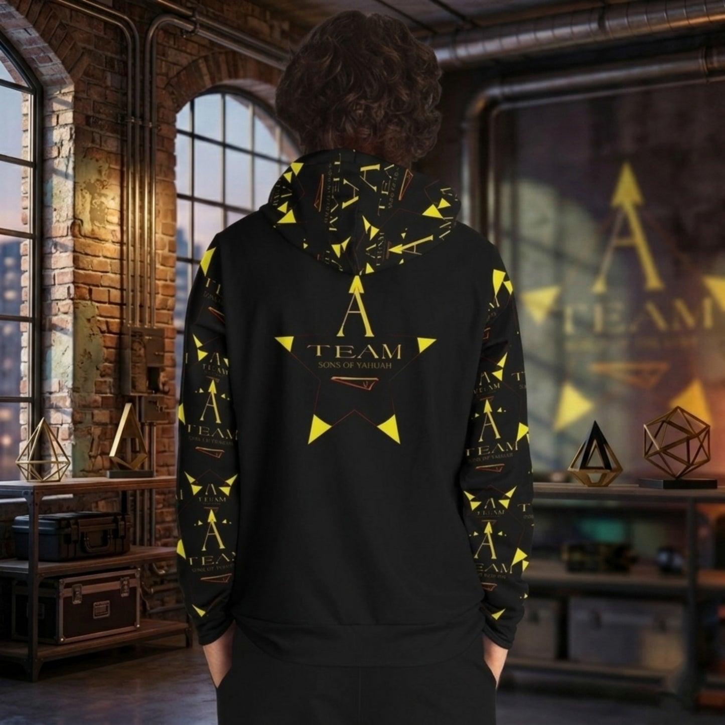 A-Team (02–01) | Men's Triblend Fleece Hoodie