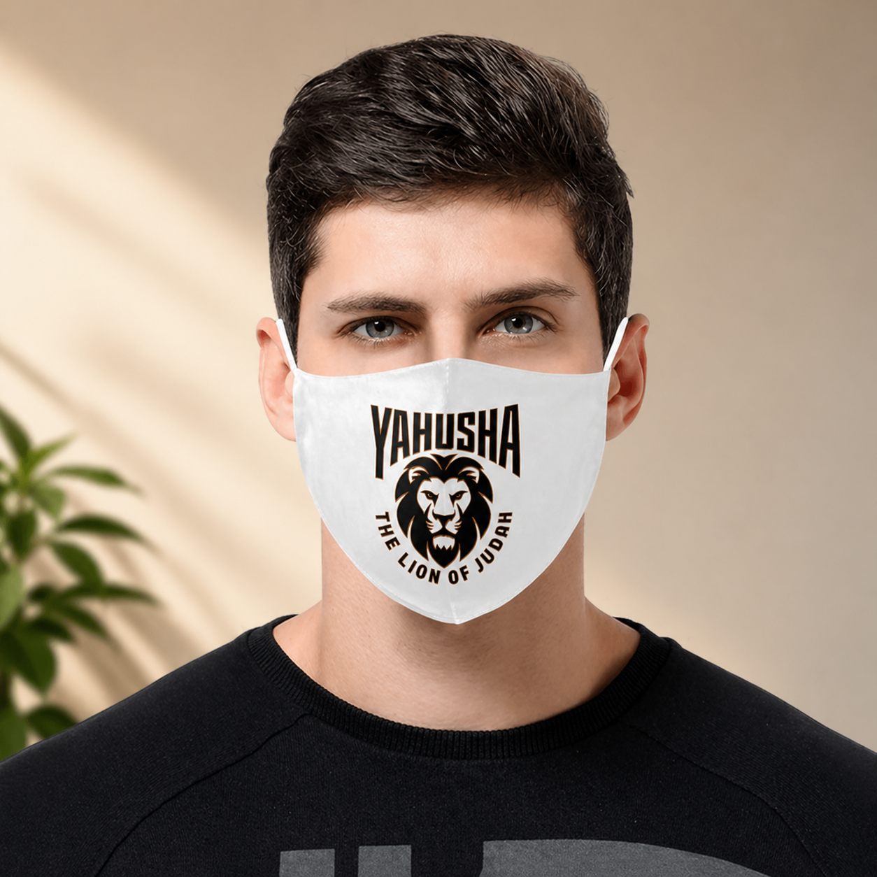 Yahusha: The Lion of Judah (02) | Cotton Face Mask + 30 filters