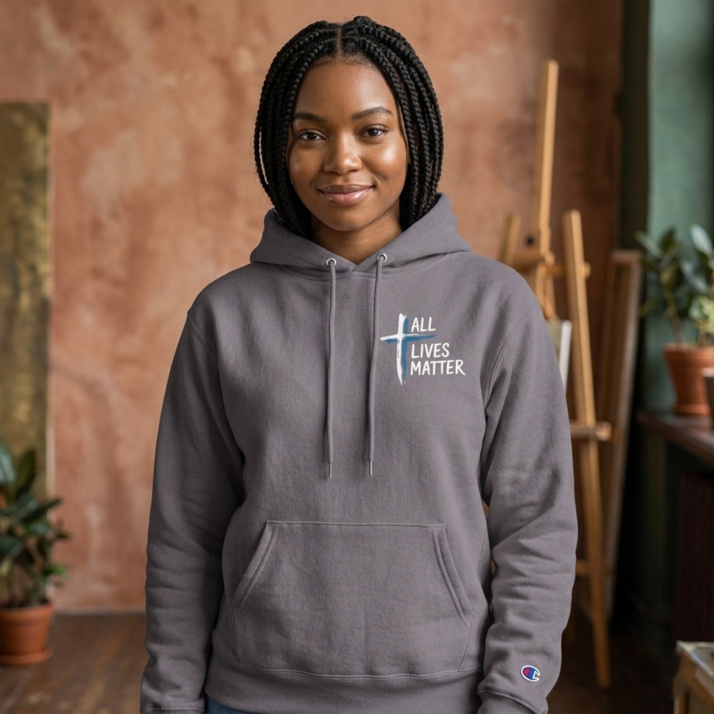 "All Lives Matter" (01-02) | Unisex Cotton-Blend Hoodie | 2 Colors
