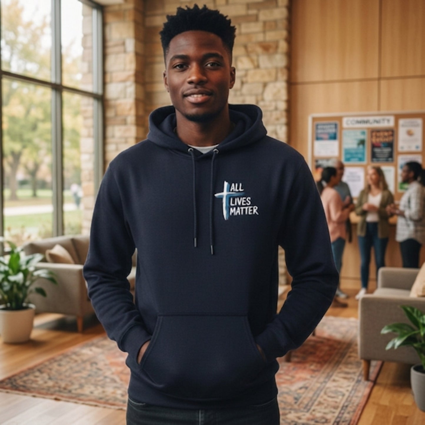 "All Lives Matter" (01-02) | Unisex Powerblend Hoodie