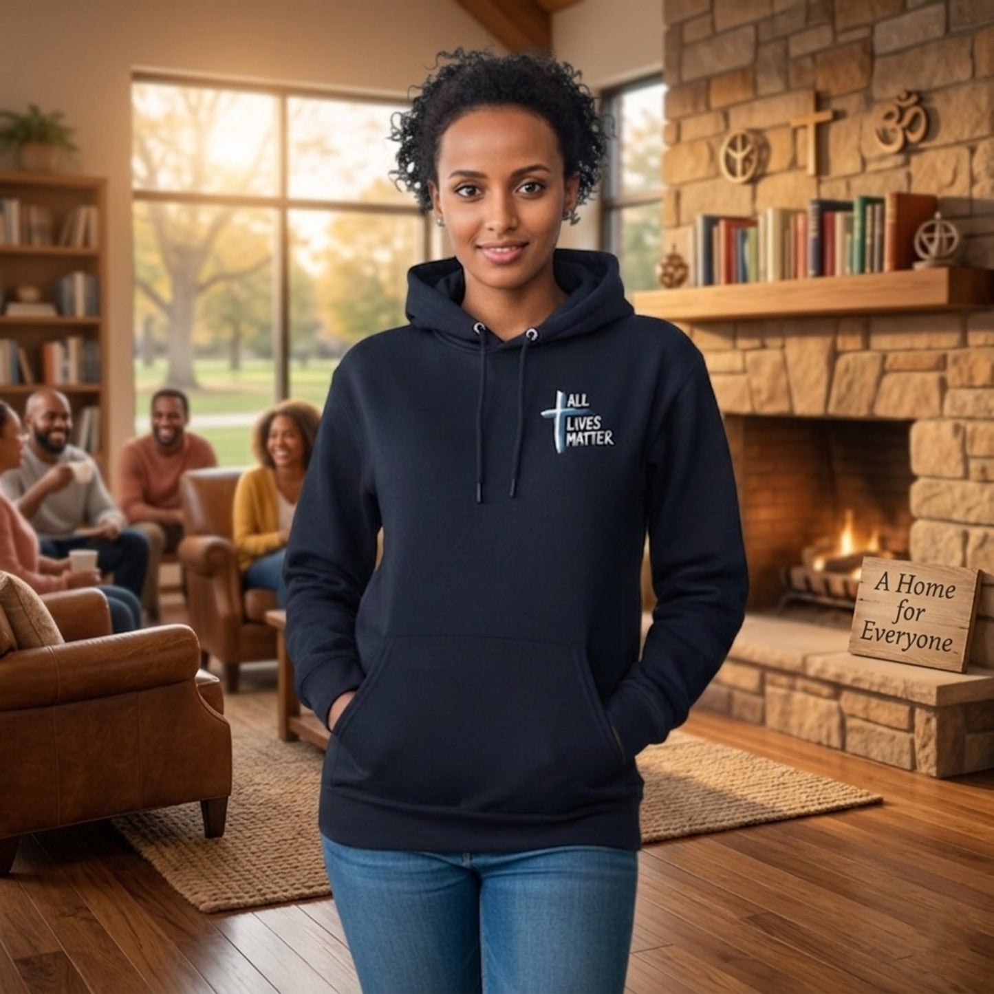 "All Lives Matter" (01-02) | Unisex Powerblend Hoodie