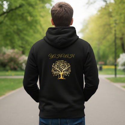 Yahuah: Tree of Life (01-01) | Unisex Cotton Hoodie