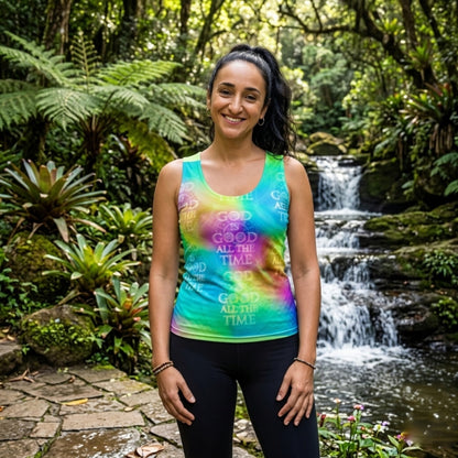 God is Good All the Time (01-01) | Recycled 4-Way Stretch Tank Top