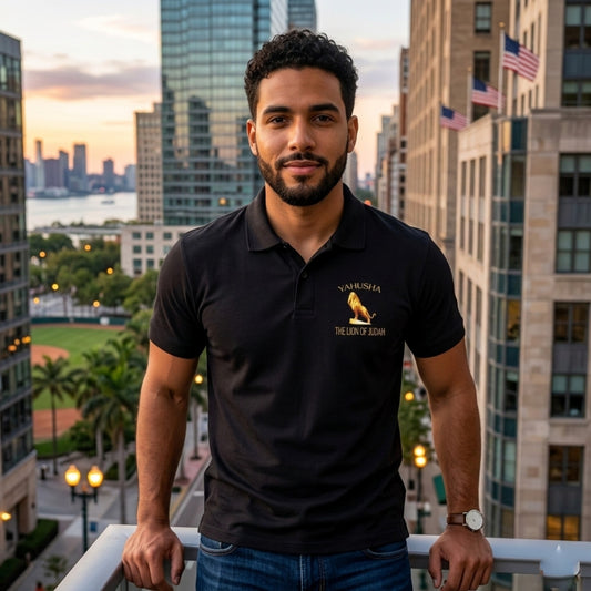 Yahusha: The Lion of Judah (01) | Unisex Premium Polo