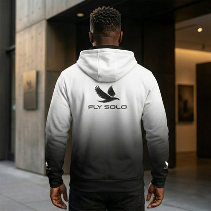 "Fly Solo" Night/Day | Men's Scuba Neck Performance Hoodie