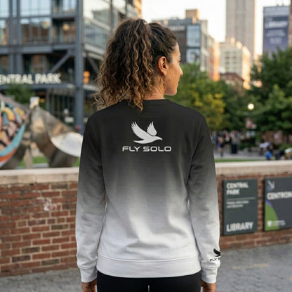 "Fly Solo" Night/Day | Women's Drop Shoulder Sweatshirt