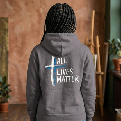 "All Lives Matter" (01-02) | Unisex Cotton-Blend Hoodie | 2 Colors
