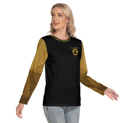 Yahuah: Tree of Life (02-02) - The Firmament Radiance | Women's Long Sleeve Tee