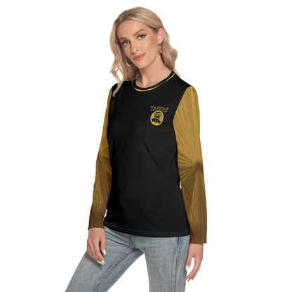 Yahuah: Tree of Life (02-02) - The Firmament Radiance | Women's Long Sleeve Tee
