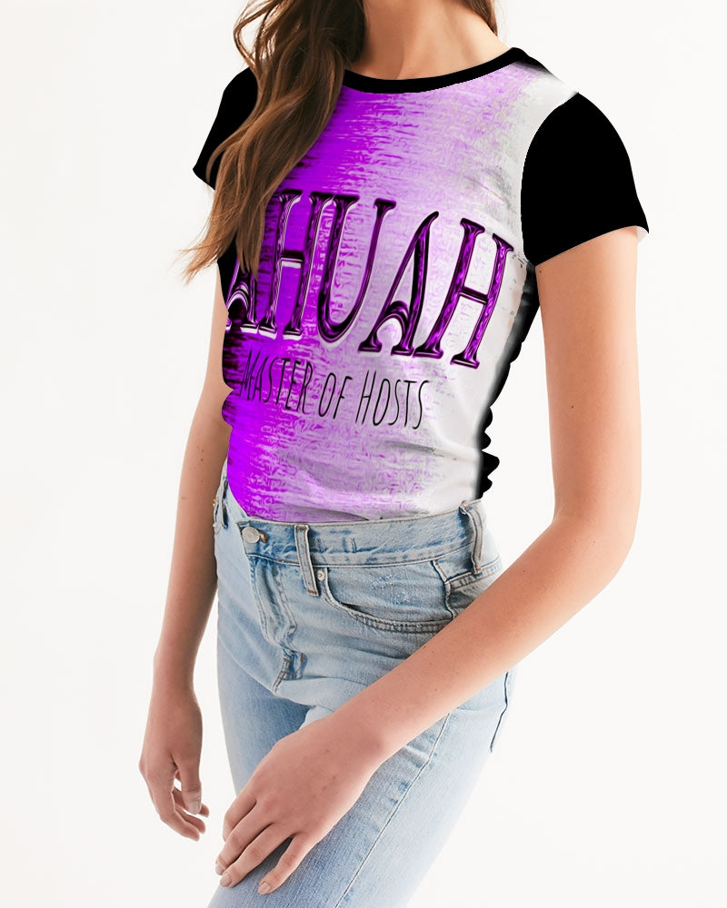 Yahuah: Master of Hosts (01-02) | Women's Fitted Tee