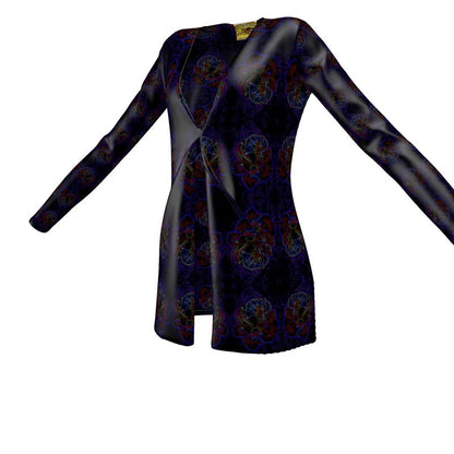 Floral Embosses (01): Nocturnal Sanctuary | Jersey Cardigan