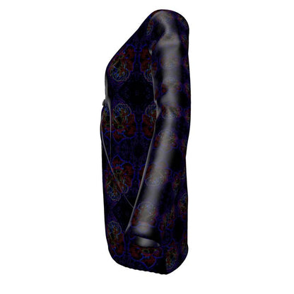 Floral Embosses (01): Nocturnal Sanctuary | Jersey Cardigan