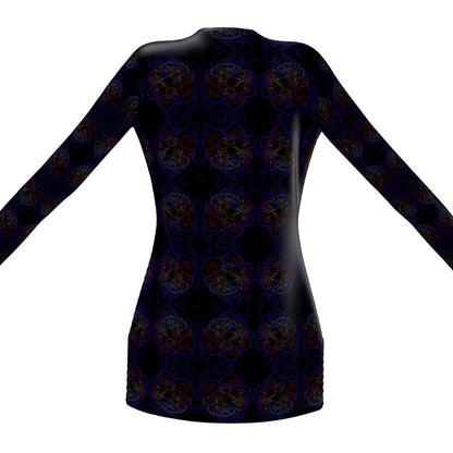 Floral Embosses (01): Nocturnal Sanctuary | Jersey Cardigan