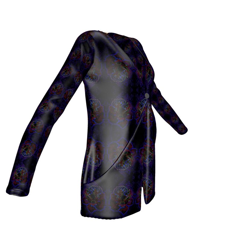 Floral Embosses (01): Nocturnal Sanctuary | Jersey Cardigan