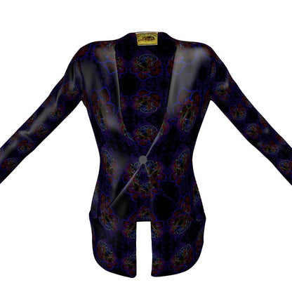 Floral Embosses (01): Nocturnal Sanctuary | Jersey Cardigan